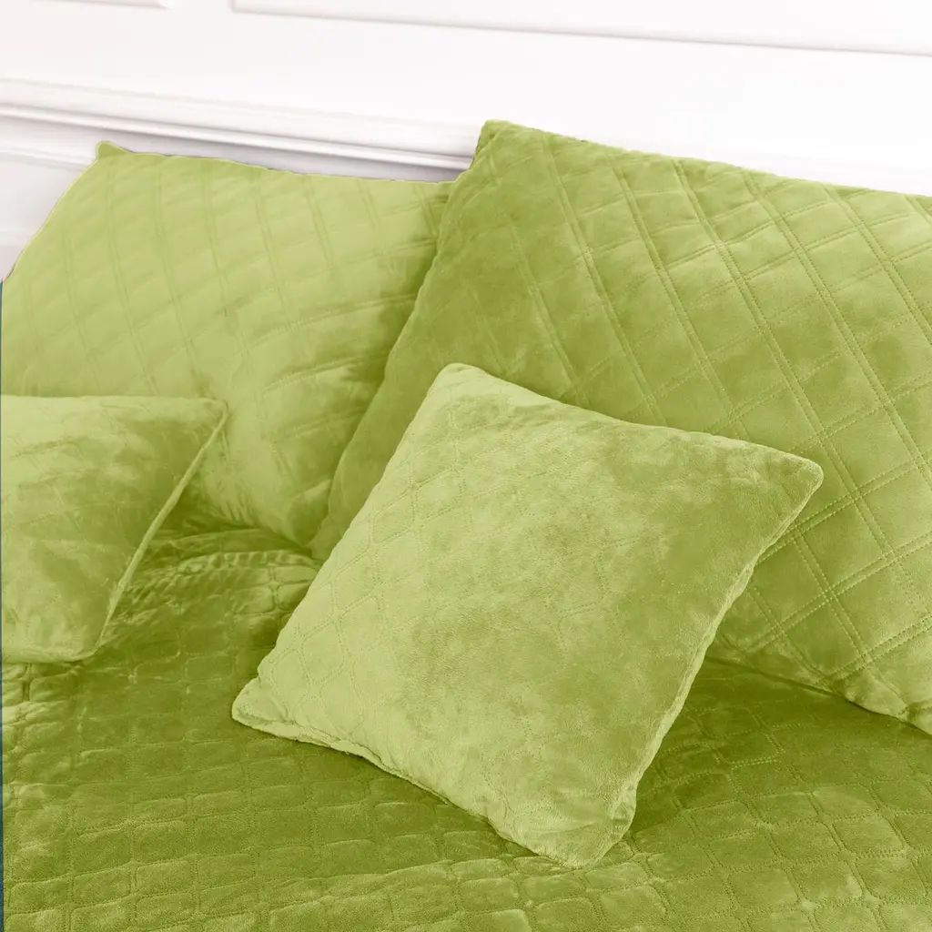 Подушка декоративная ТЕП Velour 50х70 см 412 салатовая (3-00435_10055) - фото 5