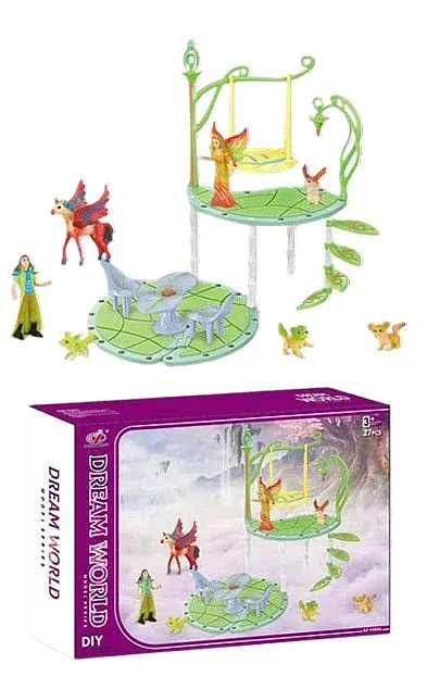 Игровой набор Мир мечт Dino Toys двухэтажный с качелями