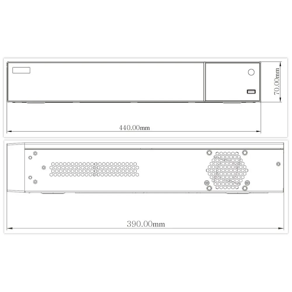 IP-відеореєстратор 32-канальний 12Mp TVT TD-3332H4-16P-B2(320-256) з 16 портами PoE (77-00408) - фото 4
