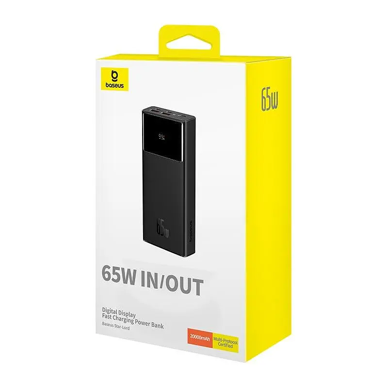 Внешня батарея - УМБ Baseus P10022906113-00 - Star-Lord Power Bank 65W 20000mAh - фото 3
