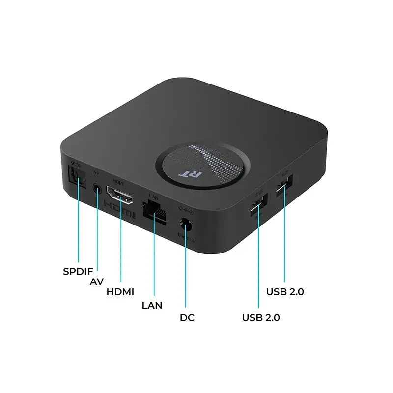 Смарт ТВ приставка RockTek GX1 NETFLIX 4/32 Гб Google TV 14 Smart Box - фото 5
