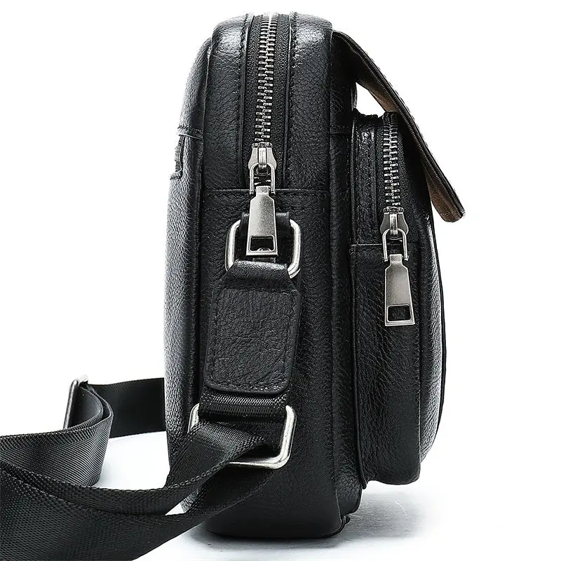 Сумка кожаная мужская Vintage 16,5х20,5х5 см sum0012327 - фото 4