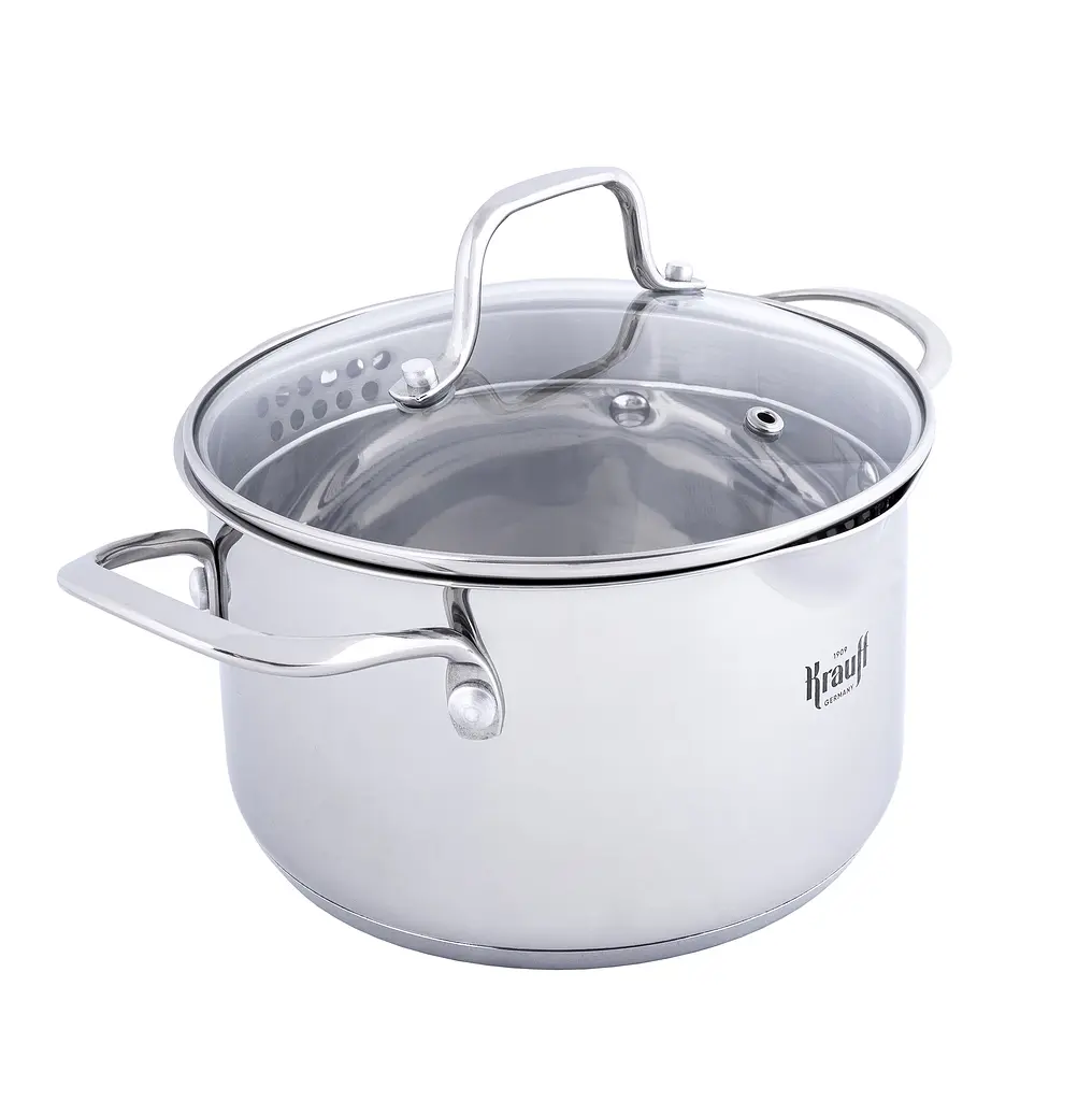 Каструля Krauff зі скляною кришкою 2.5 л 18 см (26-238-141) - фото 2