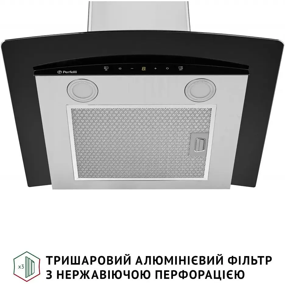 Витяжка Perfelli Grassi 6PWX Inox - фото 5