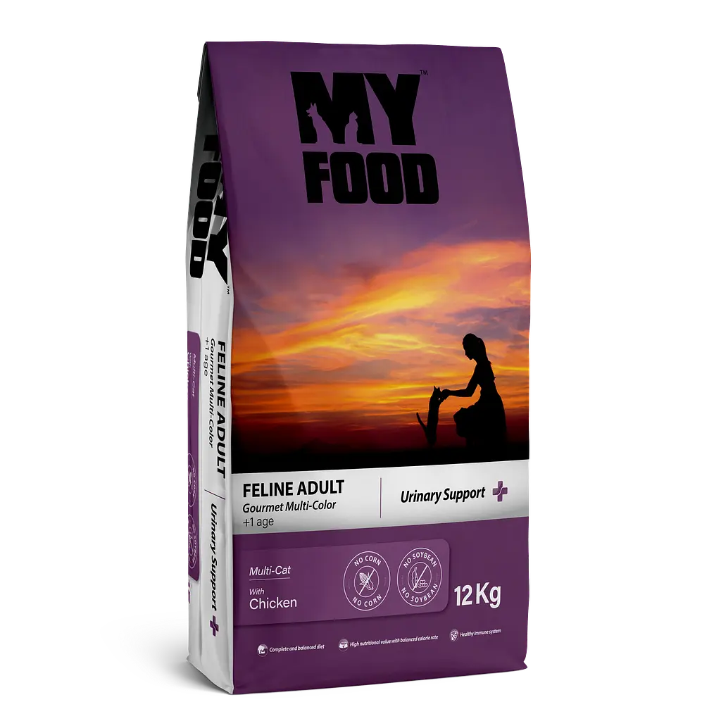 Сухий Корм Myfood Суперпреміум для дорослих вибагливих котів з індичкою 12 кг