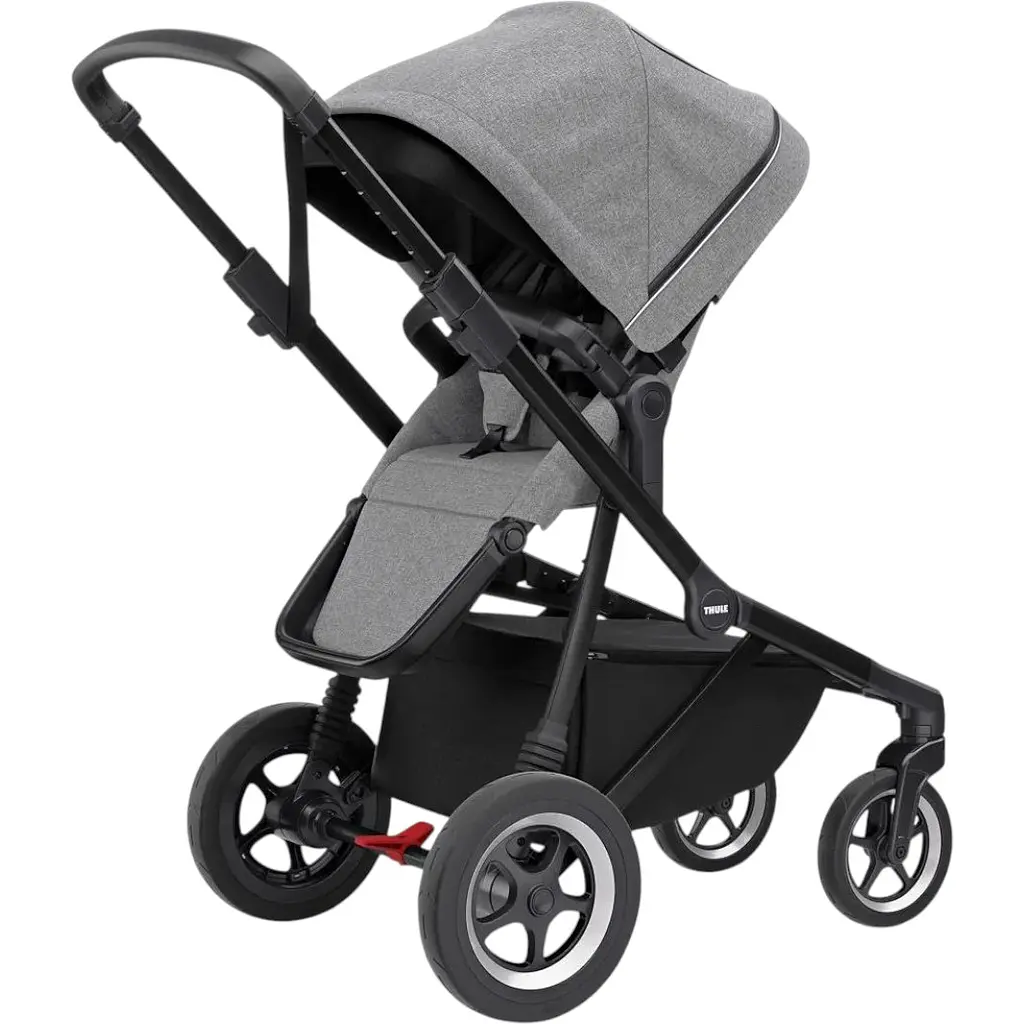 Дитяча коляска Thule Sleek Black/Grey Melange (TH 11000021) - фото 3