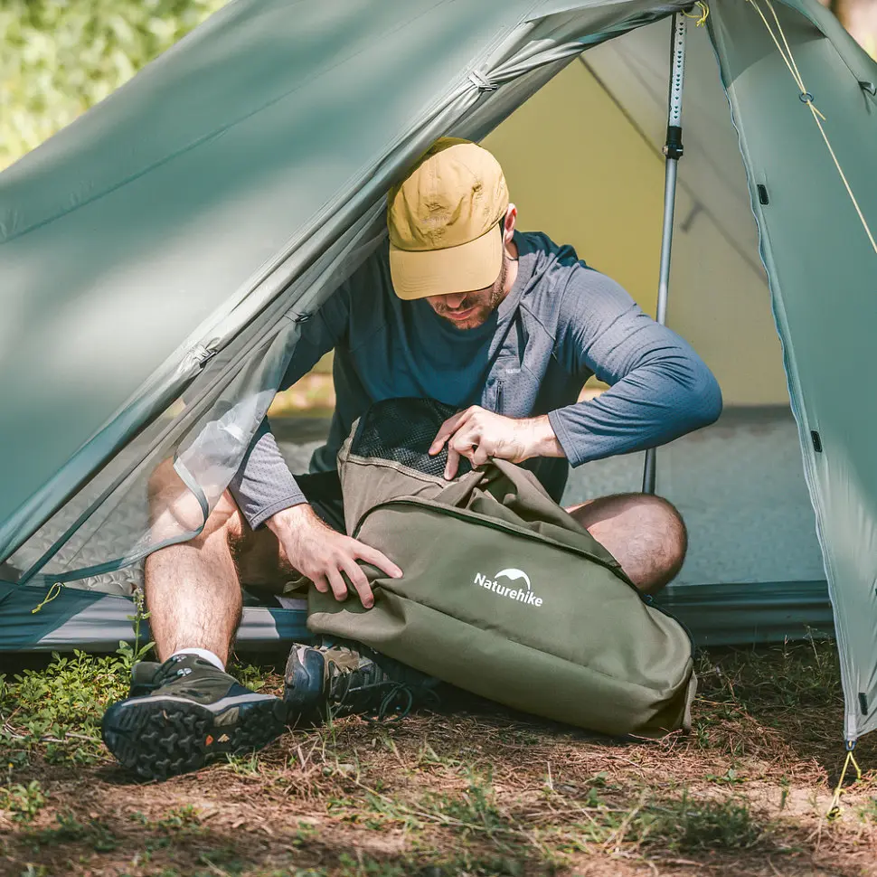 Стул складной ультралегкий Naturehike CNK2550JJ013 Yamami YL01 серый - фото 12