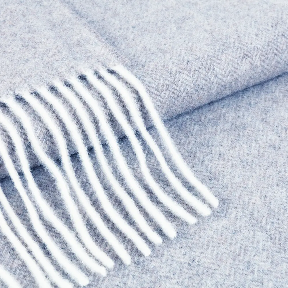 Плед Love You кашеміровий 140x200 см блакитний (4447) - фото 2