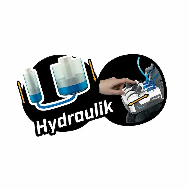 Конструктор Revell гідравлічний екскаватор 3 в 1 для розвитку дитини сірий 21305 - фото 6