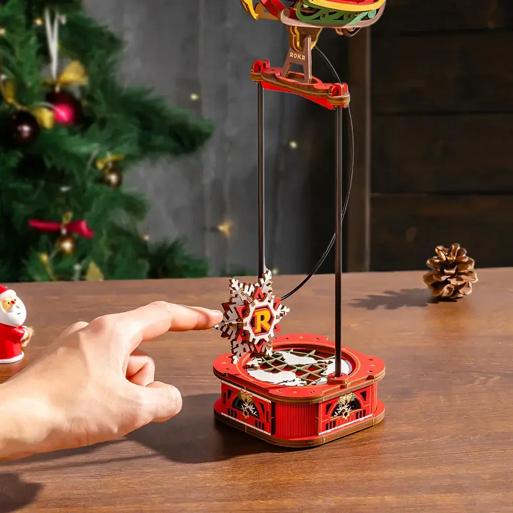 Конструктор Robotime Rokr 3D Санта на санях (MCD05) - фото 6