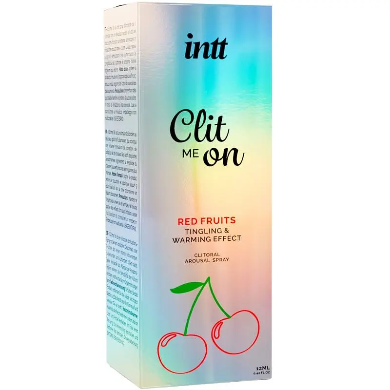 Збудливий спрей для клітора Intt Clit Me On Red Fruits Warming Effect 12 мл Intt SO8393 98026 - фото 3
