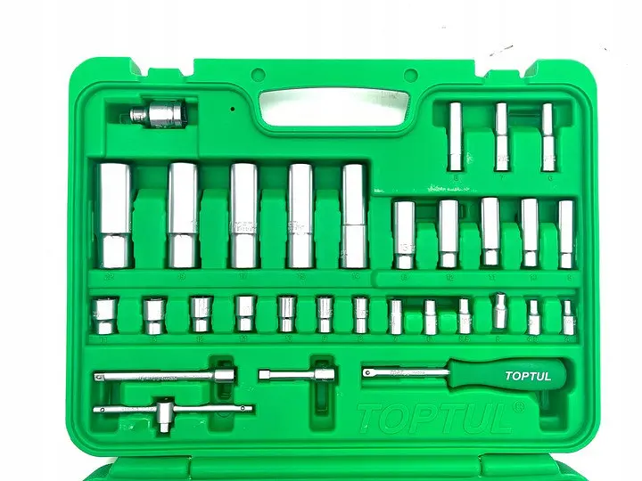 Автомобільний набір інструментів 1/4", 1/2" 108 од. . (6-гр.) TOPTUL GCAI108R - фото 3