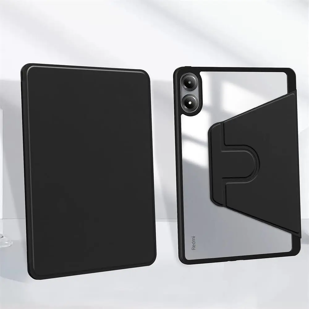 Чехол TPUCristal Pen holder 360 Poco Pad 12.1 / для Xiaomi Redmi Pad Pro 2024 Черный - фото 5