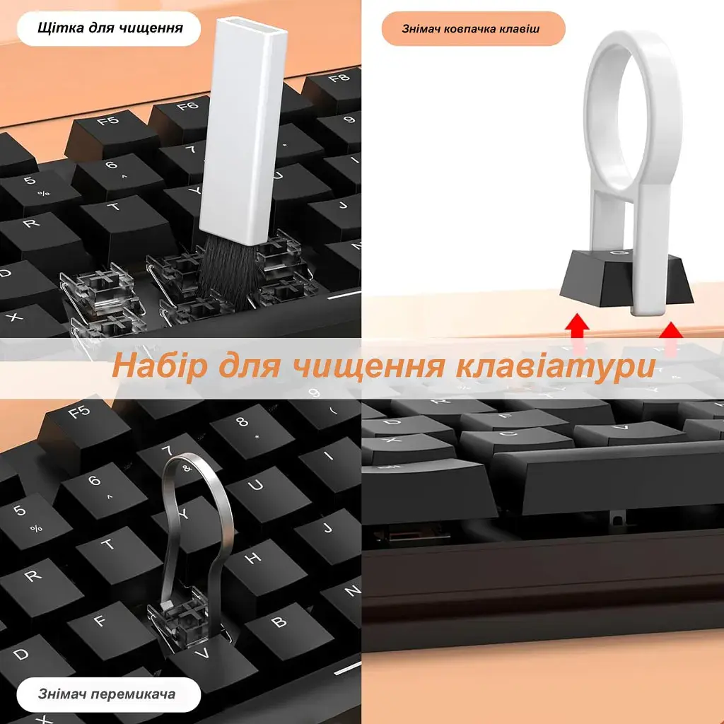 Універсальний чистячий набір XoKo Multifinctional Cleaning set 20 in 1 (XK-CS1000) - фото 8