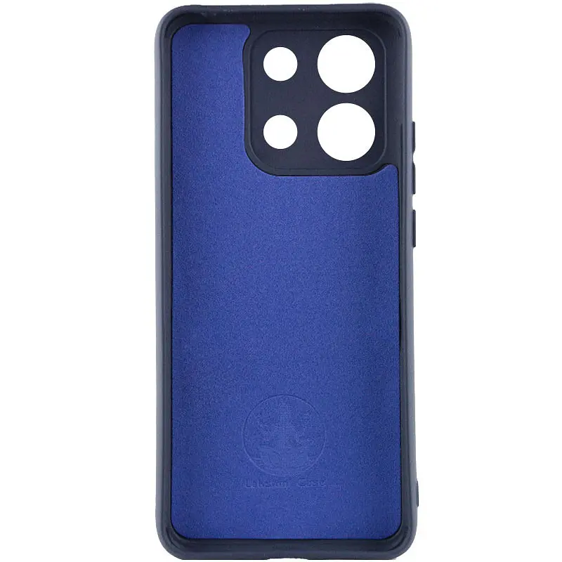 Чехол Silicone Cover Lakshmi Full Camera (AA) для Xiaomi Redmi Note 14S Синий / Midnight Blue - фото 2