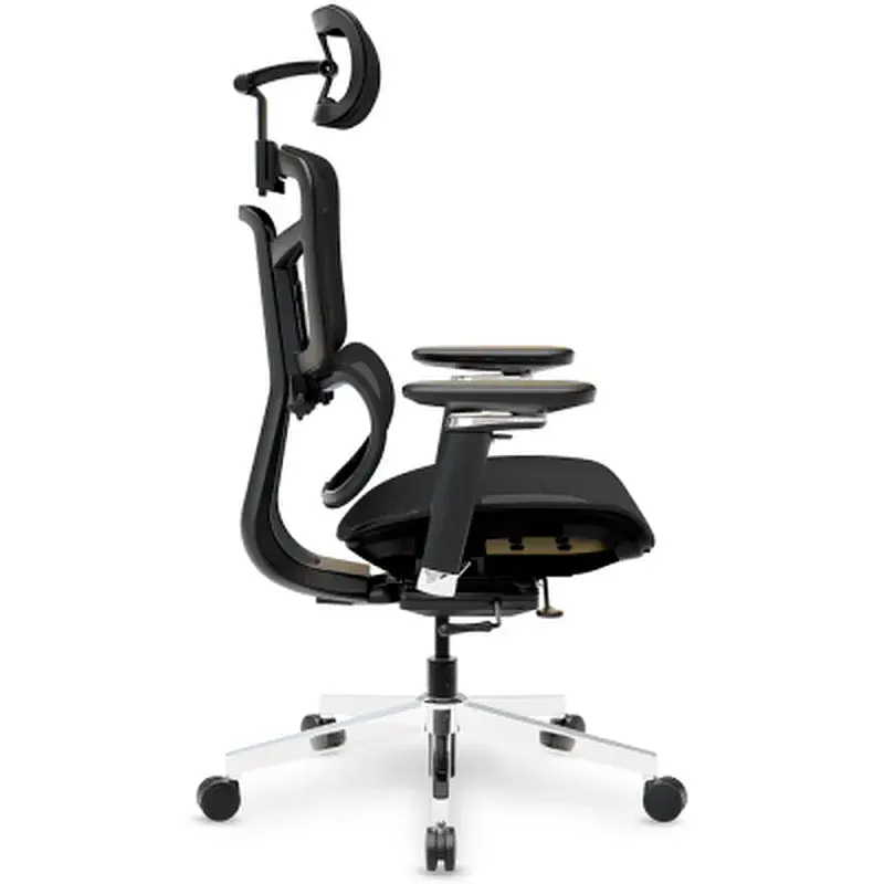 Офісне крісло Mealux S4 Air Black (HF-S4 M/B) - фото 9