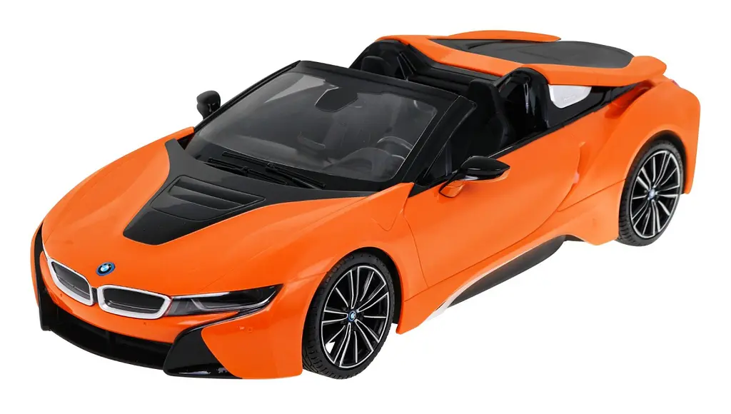 Машинка RASTAR BMW i8 Roadster на дистанционном управлении + пульт 2,4 ГГц 1:12 оранжевый 95500 - фото 3