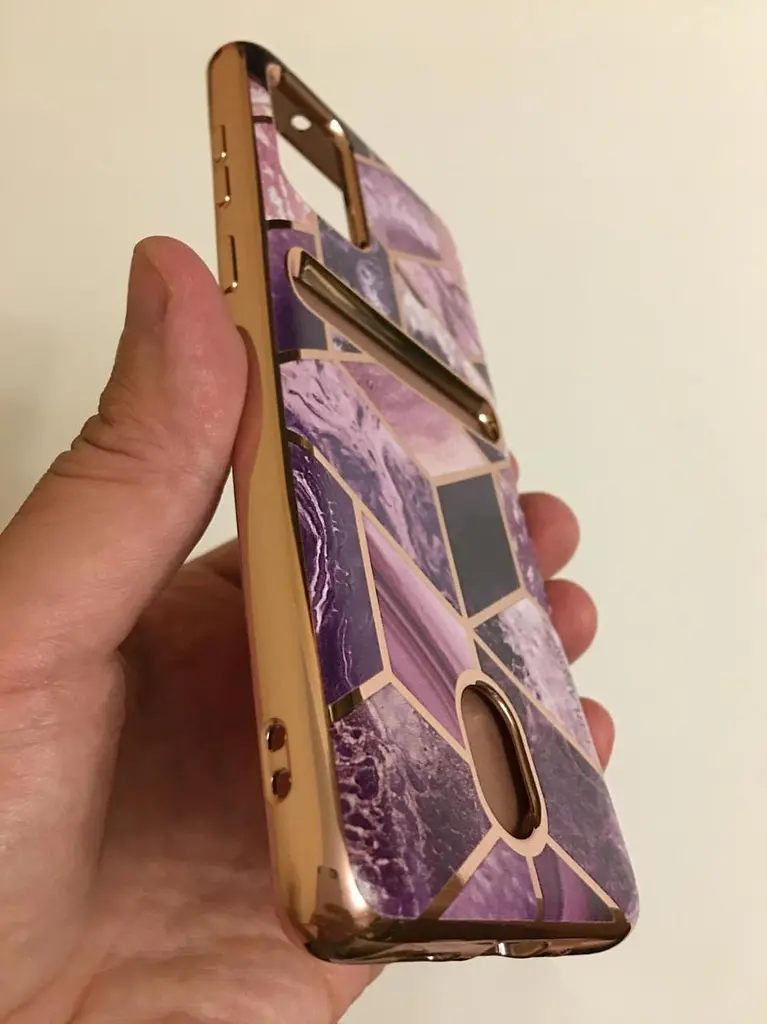 Протиударний чохол із відділенням для карт i-Blason Cosmo для Samsung Galaxy S20 Plus Purple - фото 4