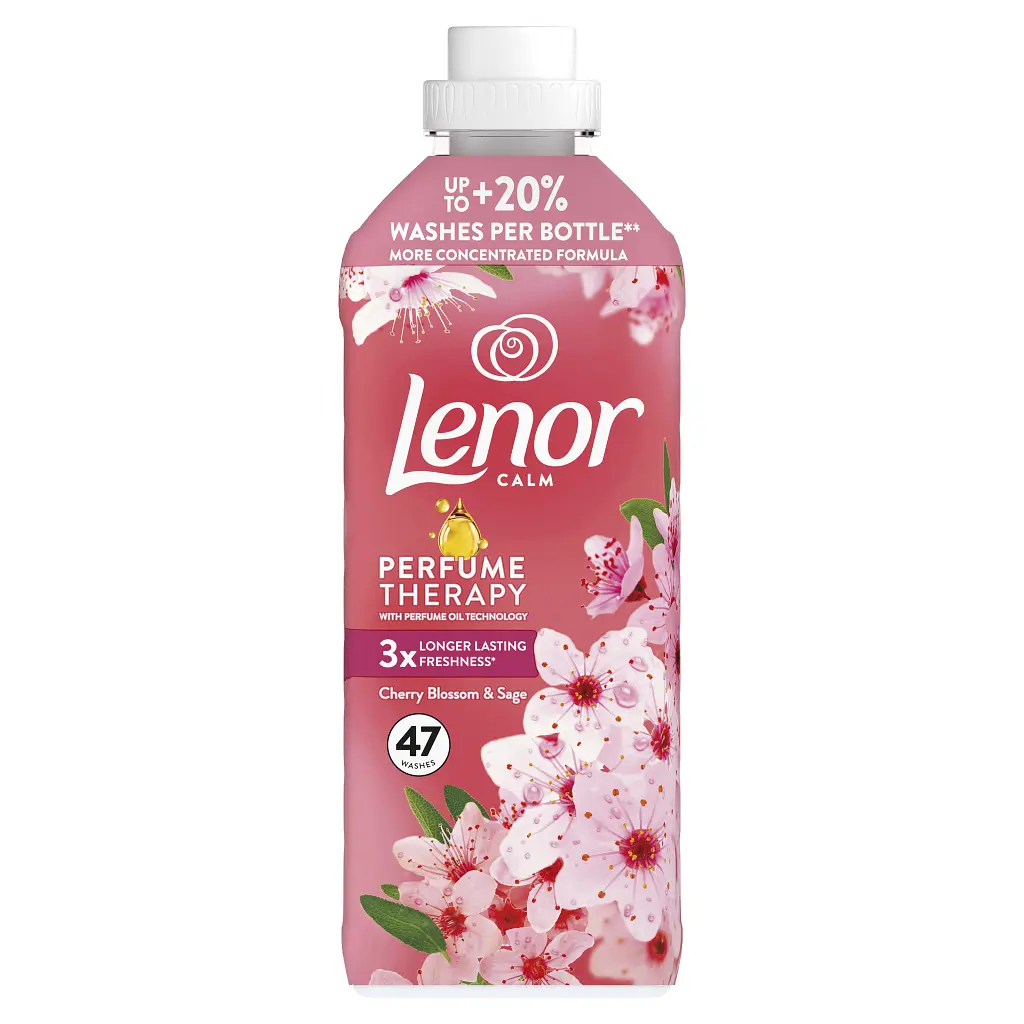 Кондиціонер для білизни Lenor Вишневий цвіт та шавлія 987 мл (8700216724197)