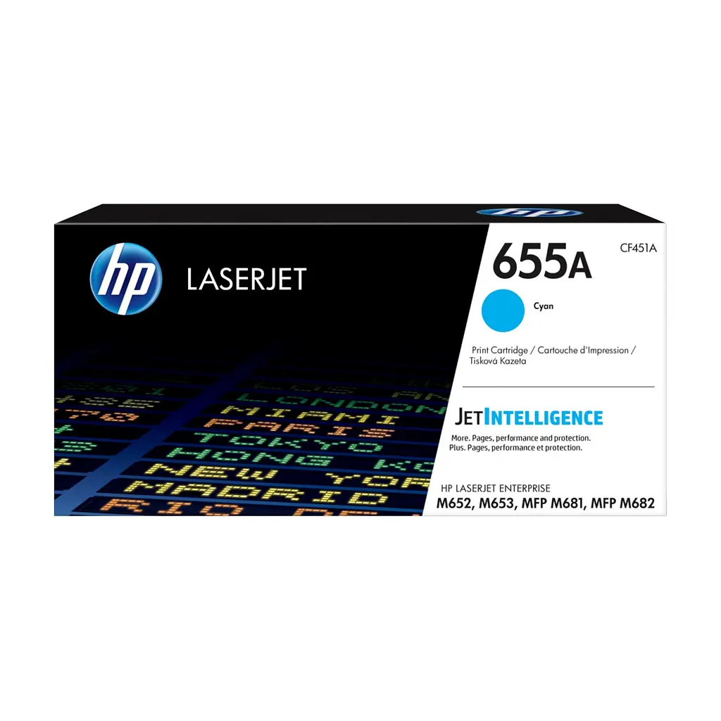 Картридж HP CLJ 655A Cyan 10.5K (CF451A)