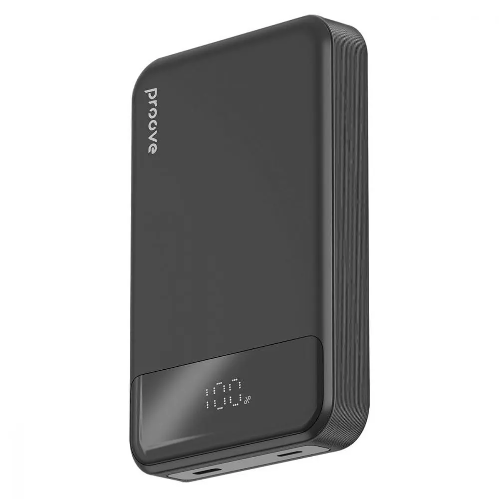 Універсальна мобільна батарея Proove Hoodman Magnetic 20W 10000mAh Black (PBH120010001) - фото 3