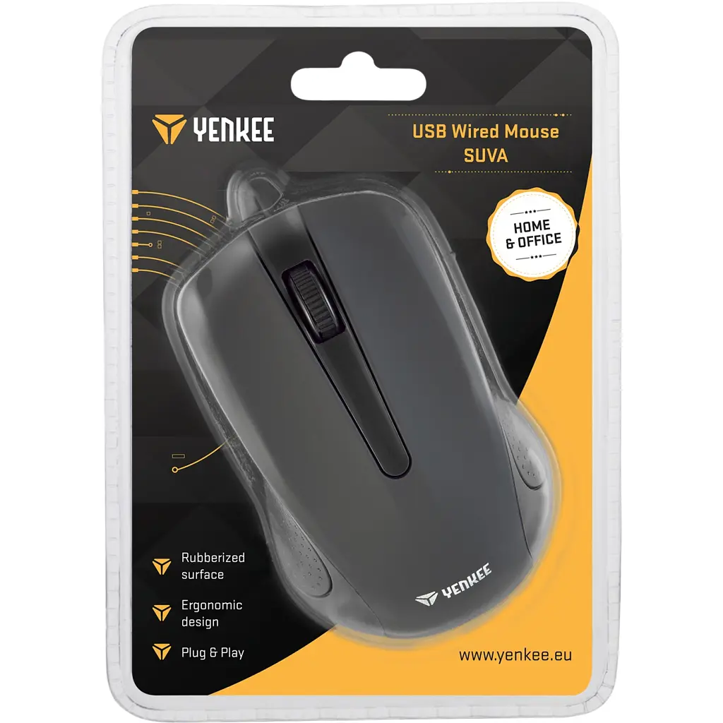 Мишка YENKEE YMS 1015BK USB Black (45010820) - фото 4