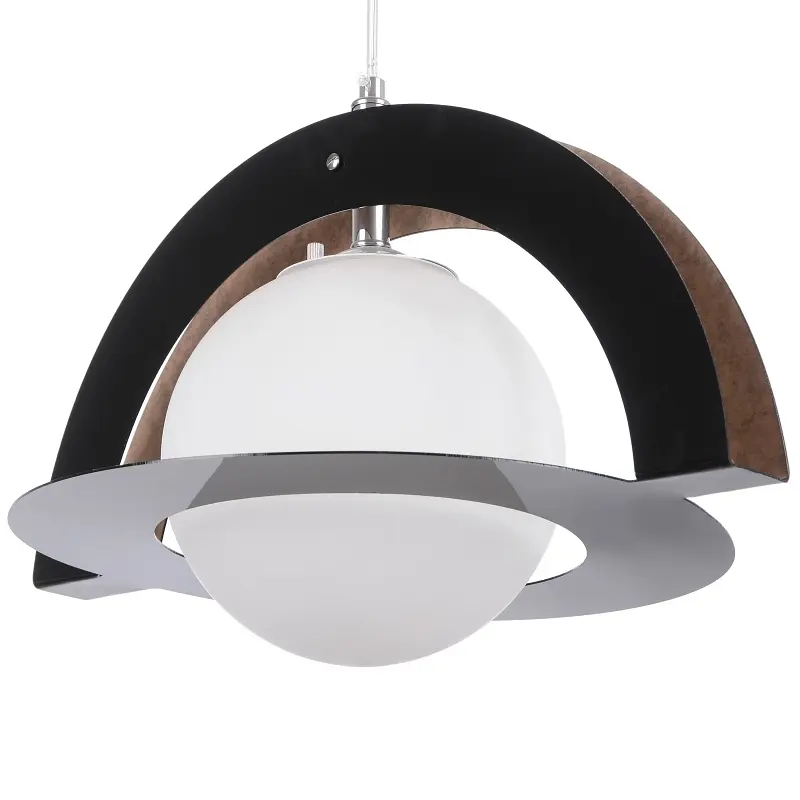 Люстра подвесная Brille в спальню E27 60W BK (BL-111S/1) - фото 2