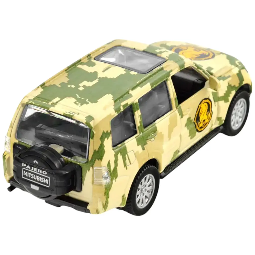 Автомодель TechnoDrive 250361M серия Шевроны Героев Mitsubishi Pajero 4WD Tubro 47 ОМБр - фото 9