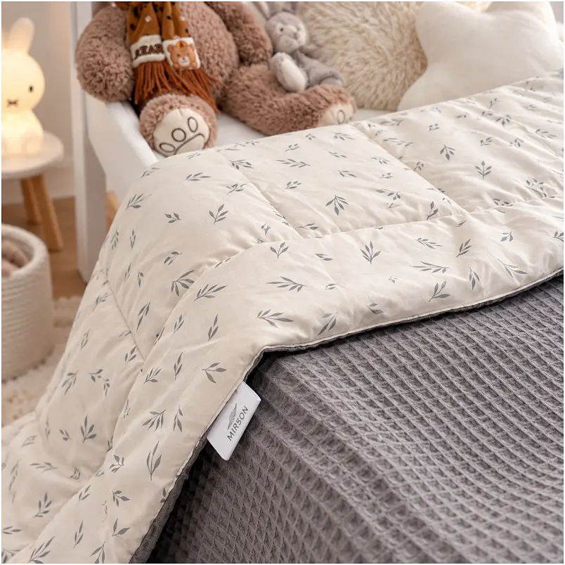 Плед дитячий MirSon Poplin Waffle Animals 150х220 см (2200013893486) - фото 4