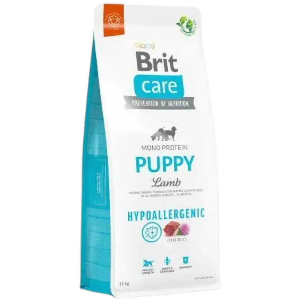 Сухий корм Brit Care Dog Hypoallergenic Puppy для цуценят, гіпоалергенний з ягням, 12 кг