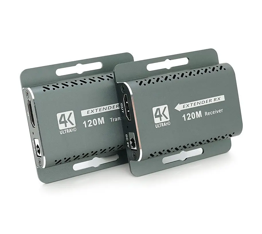 Активний подовжувач HDMI за витою парою Voltronic SCPE120 RX/TX 4K до 120 метрів