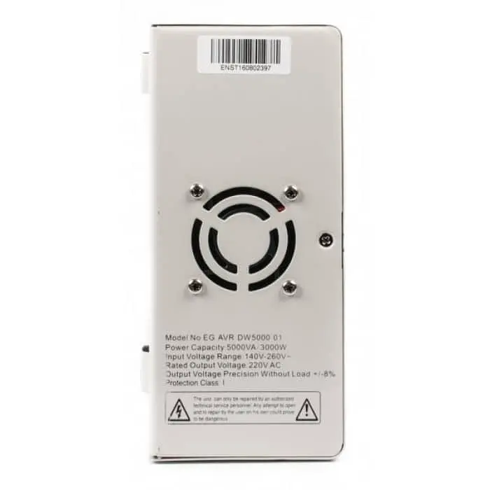 Стабілізатор напруги EnerGenie EG-AVR-DW5000-01 3000VA, 9.2 кг, LCD дисплей 3000 Вт (EG-AVR-DW5000-01) - фото 5