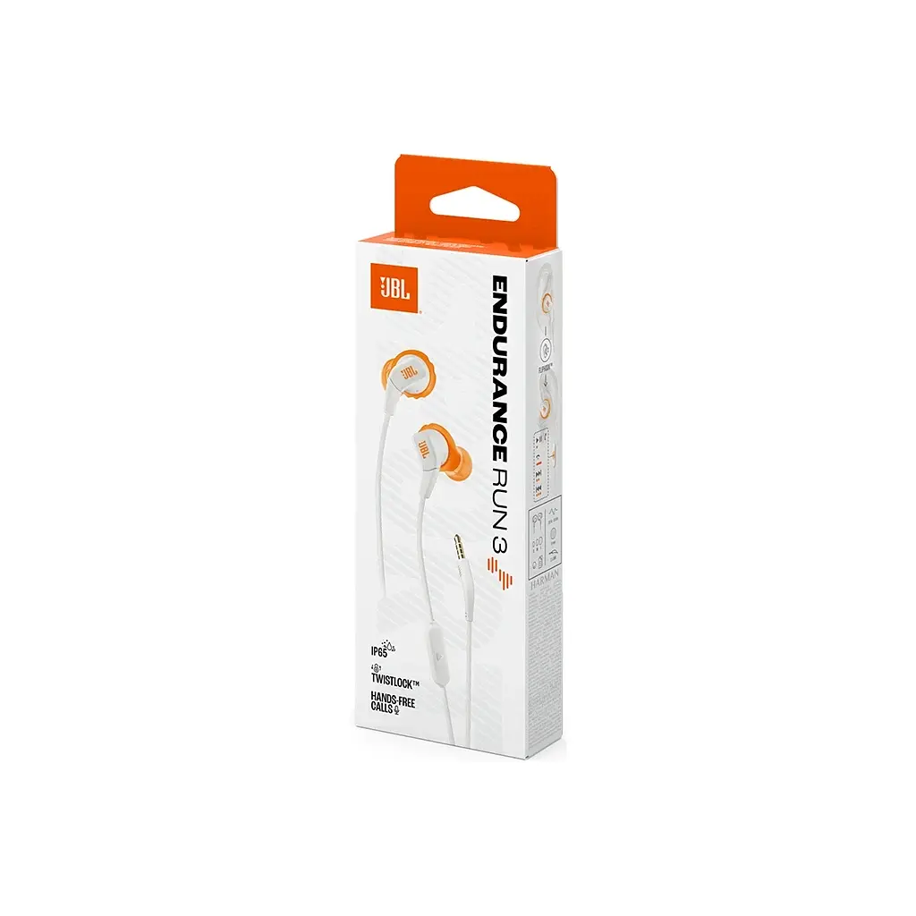 Навушники JBL Endurance Run 3 White (JBLENDURRUN3WHT) - фото 8