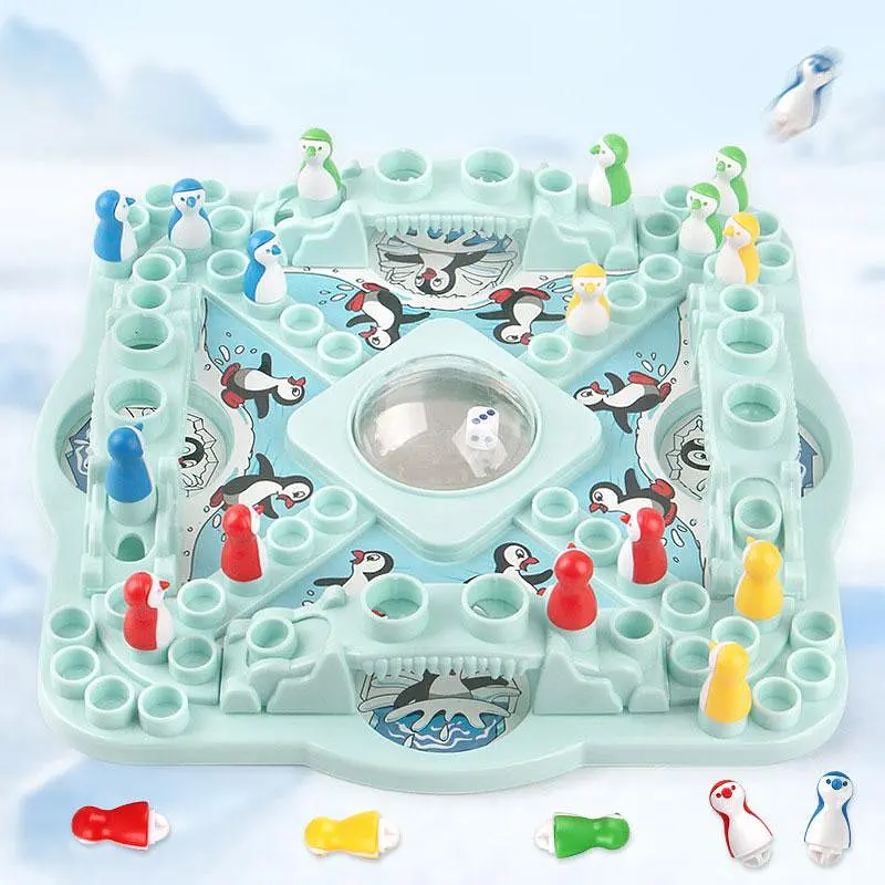 Настільна інтерактивна гра Ummi 707-36 Pop N Drop Penguins Game Blue - фото 2