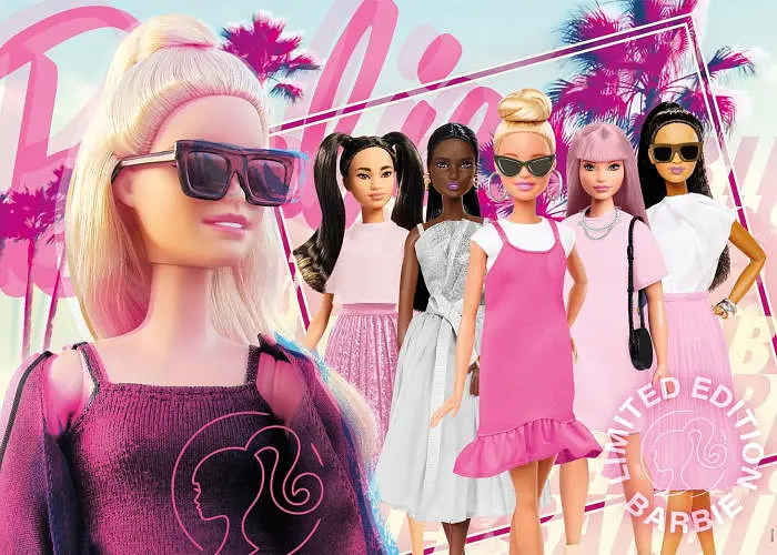 Пазл Clementoni Super: Компанія Барбі, Барбі (Super - Barbie Puzzle - 104 pcs.), (Limited Edition), 104 ел. (25006) - фото 2