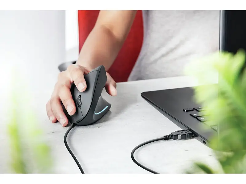 Миша Trust Verto Ergonomic Mouse (22885) Black USB - фото 7