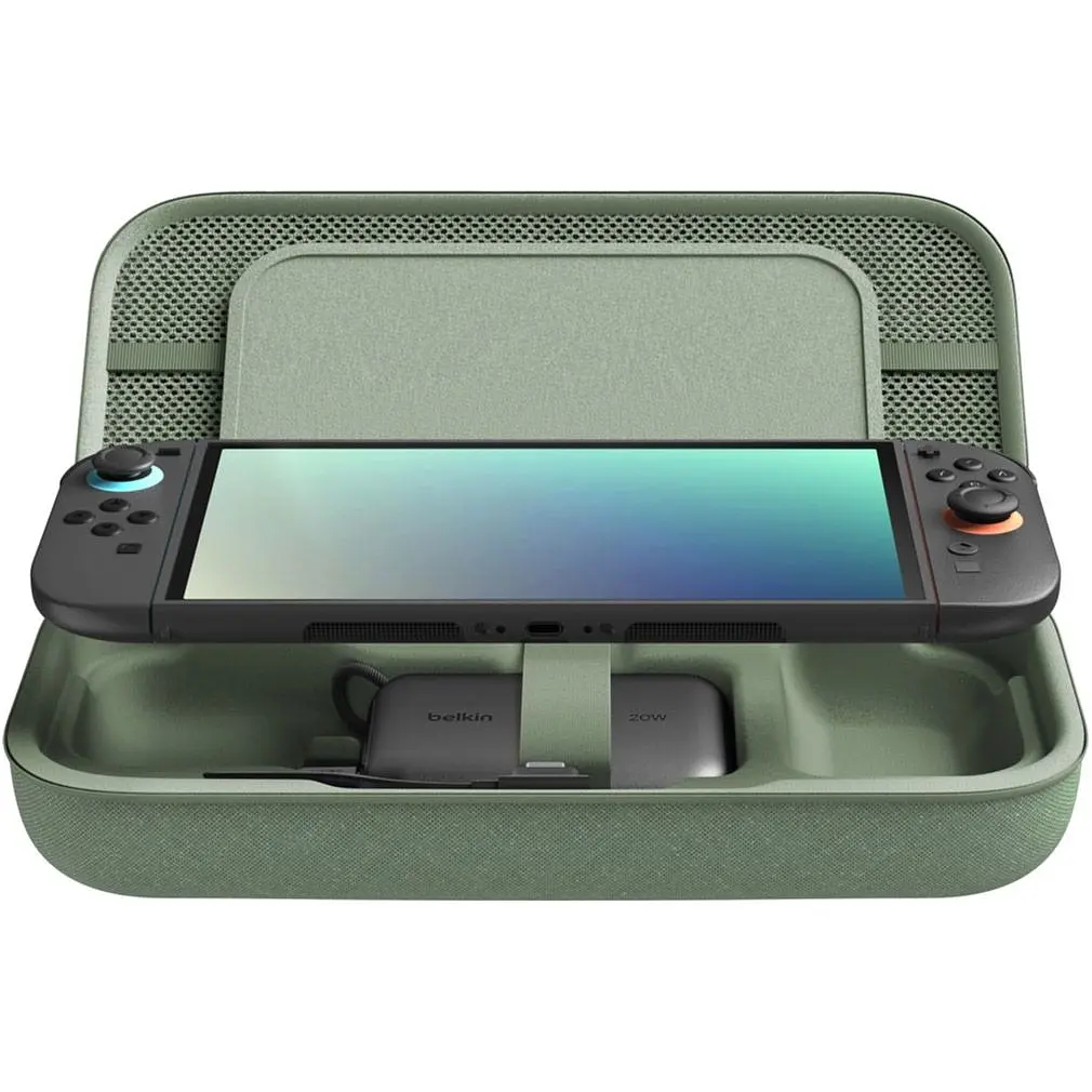 Чохол Belkin для Nintendo Switch 2 + Power Bank 10000 mAh Sage (ENA001HQSE-V2) - фото 9