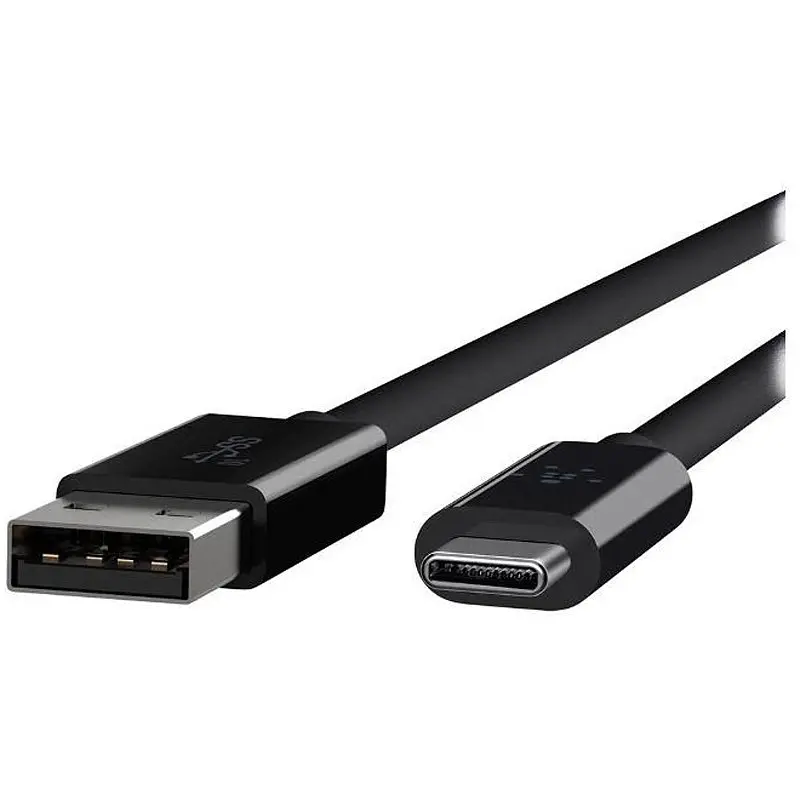 Кабель Belkin USB - USB Type-C (M/M), 1 м Чорний OEM (F2CU029bt1M-BLK)_OEM - фото 3