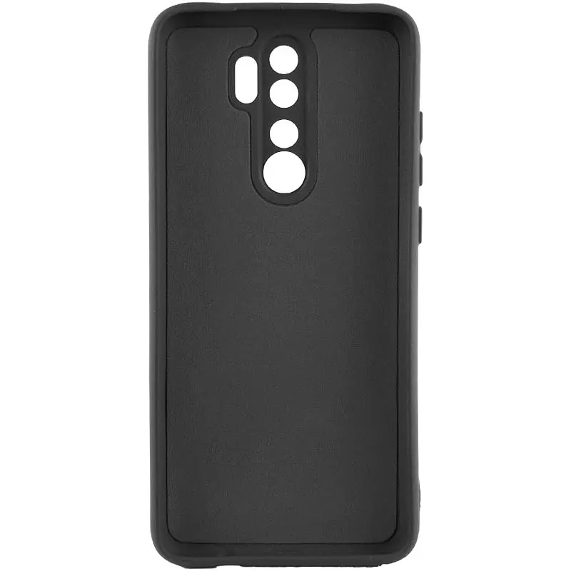Чохол TPU Getman Liquid Silk Full Camera для Xiaomi Redmi 9 Чорний / Black - фото 3