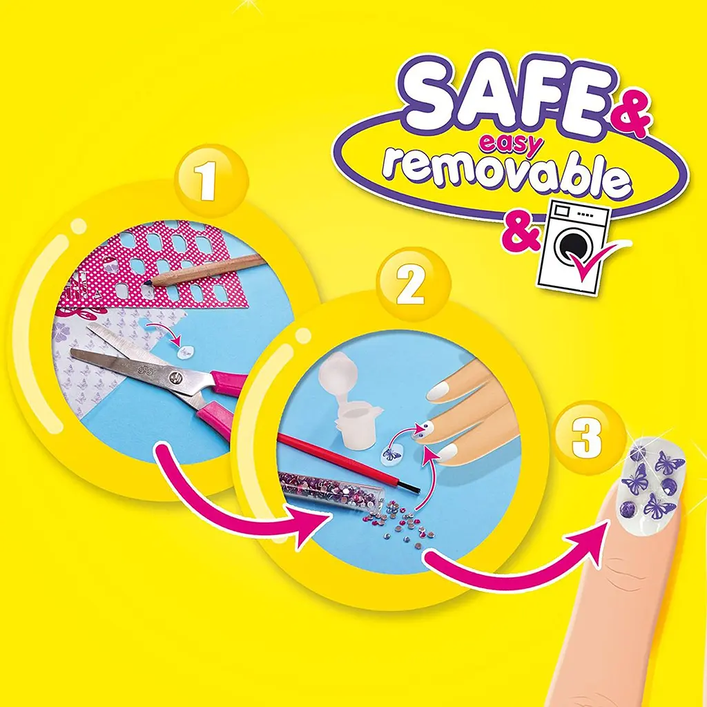 Игровой набор Ses Creative Модница, для юного нейл-арт мастера (014975S-0) - фото 2