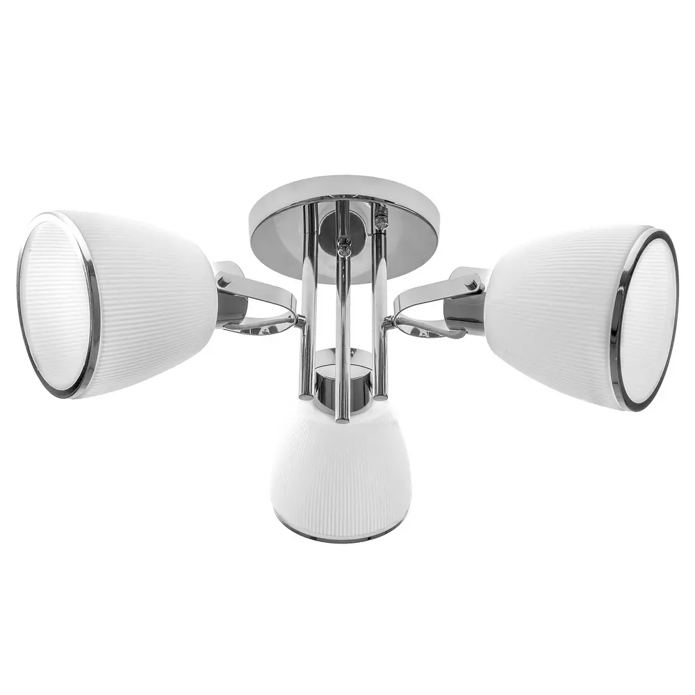 Люстра Brille потолочная в гостиную E27 60W CH (LK-638C/3) - фото 3