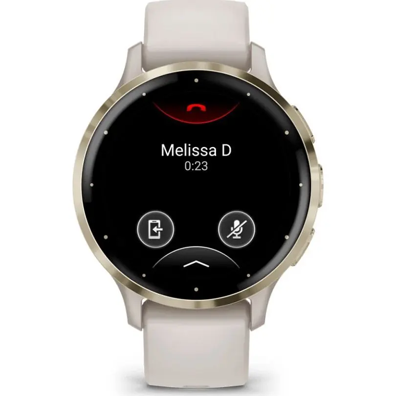 Смарт-годинник Garmin Venu 3S Soft Gold Stainless Steel Bezel with Ivory Case and Silicone Band (010-02785-04/54) [111833] - фото 8