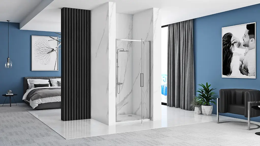 Двері Rea Rapid Swing 100 хром REA-K5607 - фото 8