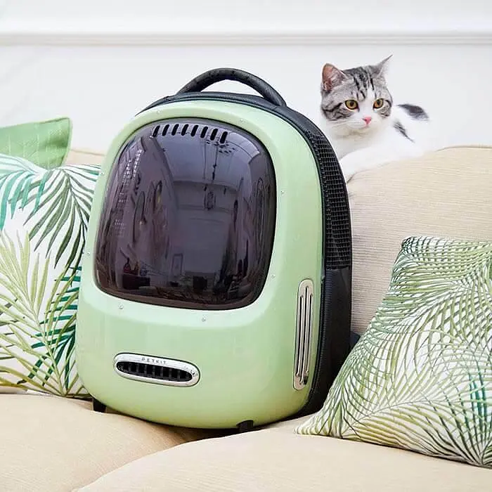 Рюкзак-переноска PETKIT Breezy 2 Cat Carrier Green P7704 - фото 4