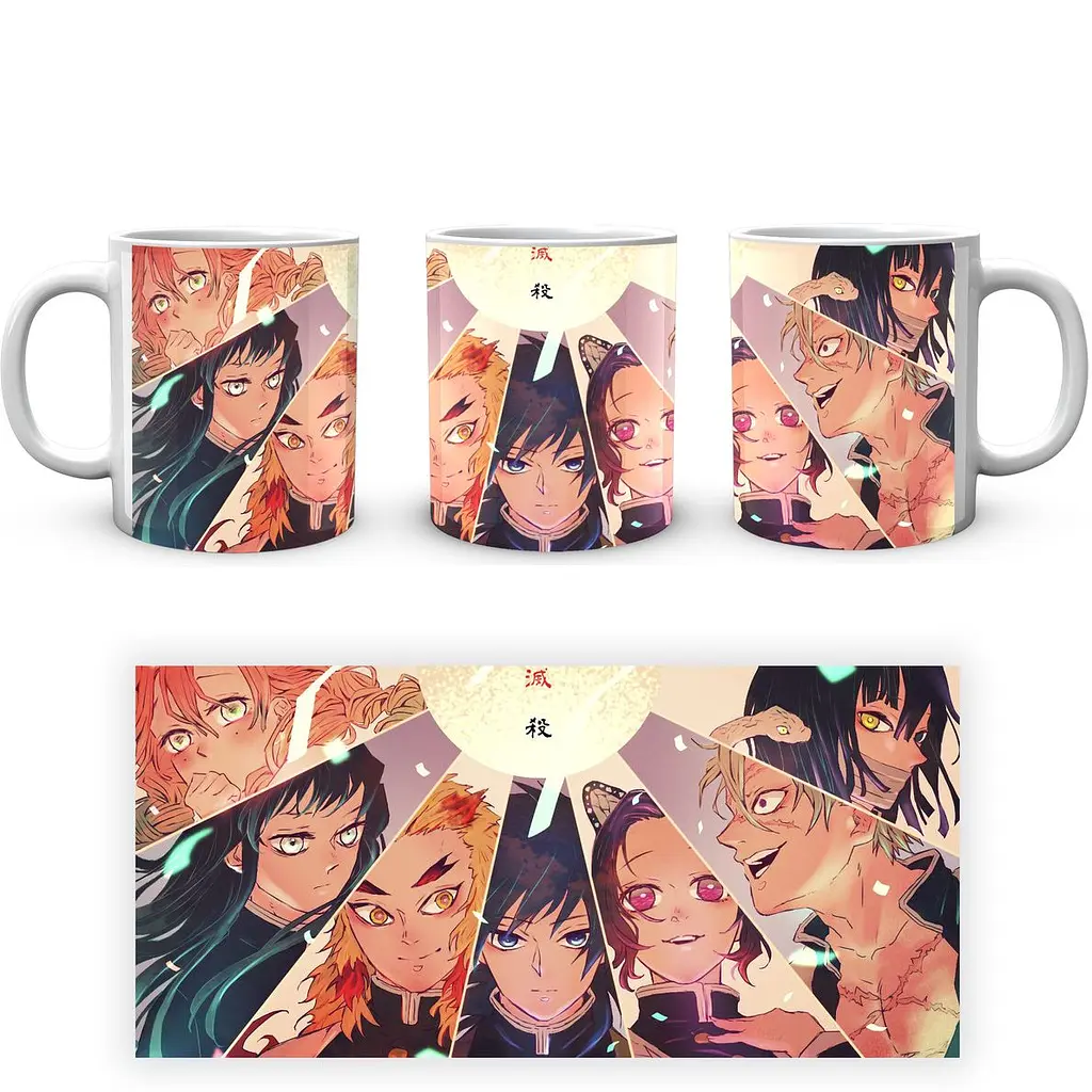 Кружка GeekLand Kimetsu no Yaiba Клинок, уничтожающий демонов KY 002.20 330 мл белая - фото 4