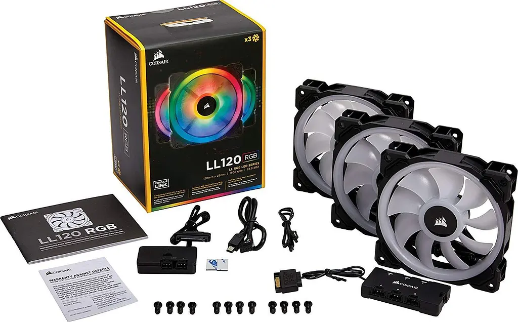 Вентилятор Corsair LL120 RGB 3 Fan Pack (CO-9050072-WW) Б/в - фото 6