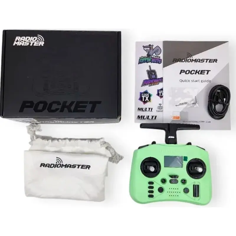 Пульт управления RadioMaster Pocket Crush ELRS M2 Green (HP0157.0091-GRE) [162913] - фото 8