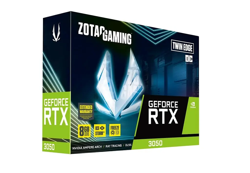 Видеокарта Zotac Gaming GeForce RTX 3050 Twin Edge OC [ZT-A30500H-10M] [75486] - фото 7