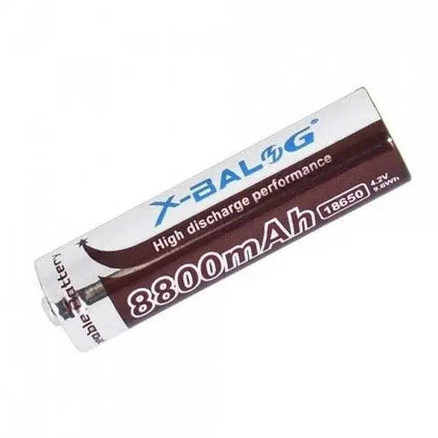 Аккумулятор X-BALOG Li-Ion 18650 8800 mAh 4.2V 5 шт (1760581999) - фото 6