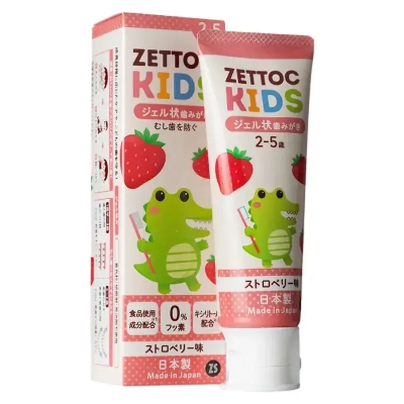 Дитяча зубна паста Zettoc Nippon Полуниця 60 г (4582118955305) - фото 2